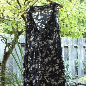 Jacob Vintage 90s Tired Ruffle Mini Dress